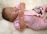 OCSDOLL Reborn Baby Dolls 22" Cute Realistic Soft Silicone Vinyl Dolls Newborn Baby Dolls with Clothes