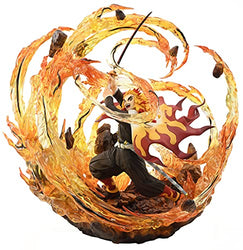 Bell Fine Demon Slayer: Kimetsu no Yaiba: Kyojuro Rengoku (Deluxe Version) 1:8 Scale PVC Figure