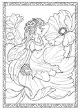 Creative Haven Enchanted Fairies Coloring Book (Creative Haven Coloring Books)