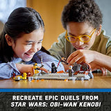 LEGO Star Wars OBI-Wan Kenobi vs. Darth Vader 75334 Building Toy Set for Kids, Boys, and Girls Ages 8+ (408 Pieces)