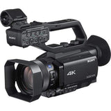 Sony PXW-Z90V 4K HDR XDCAM with Fast Hybrid AF(PXW-Z90V) with 64GB Memory Card, Extra Battery and Charger, UV Filter, LED Light, Case, Telephoto Lens, Wide Angle Lens, and More - Advanced Bundle