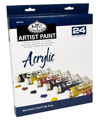 Royal & Langnickel Acrylic Color Artist Tube Paint, 21ml, 24-Pack