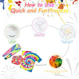 Behomy Tie-Dye Kit | Fabric Dye, 5 Colors Shirt Dye Kit for Kids, Adults, User-Friendly, Activities Supplies DIY Dyeing Kit, All in One Creative Tie-Dye Kit Perfect for Party Group (5 Colors)