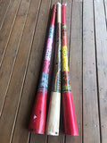 Didgeridoo Teak Wood Painted (59 inch)