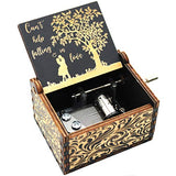 Jusitakeet Can't Help Falling in Love Music Box Gift for Wife/Husband/Girlfriend/Boyfriend, Wooden Engraved Music Box (UZC-AH)