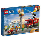 LEGO City Burger Bar Fire Rescue 60214 Building Kit (327 Pieces)