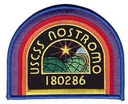 Black USCSS Nostromo Crew Cap Shoulder Costume Prop Alien Movie Patch