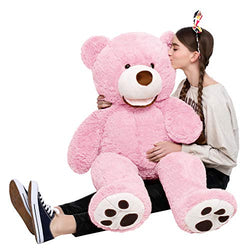 MorisMos Giant Teddy Bear with Big Footprints Big Teddy Bear Plush Stuffed Animals for Girls,Children,Girlfriend
