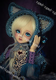 Zgmd 1/4 BJD Doll Dolls SD DOLL Tan Color Big Eyes Girl With Face Make Up