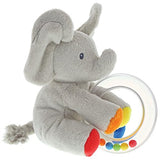 Baby GUND Flappy the Elephant Stuffed Animal Rattle Plush Toy, 5”