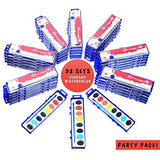 Bulk Water Color Paint Party Pack - Jumbo Set of 38 - Oval