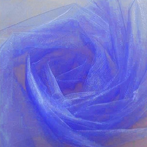 LtrottedJ Creazy 500CM48CM Organza Sheer ，Organza Fabric For Wedding Backdrop Decoration (I)