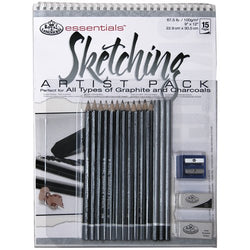 Royal & Langnickel Sketching Artist Pack, 9-Inch by 12-Inch