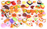 30 PCs Joanna Reid  Collectible Set of Adorable Puzzle Sweet Dessert Food Cake Erasers for Kids - No Duplicates - Puzzle Toys Best for Party Favors-Treasure Box Items for Classroom