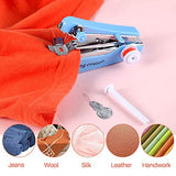 FIFADE Mini Handheld Sewing Machine Portable Electric Hand Sewing Machine Quick Repairing Suitable for Home Travel, Clothes, Cloth, Curtain, Pet Clothes