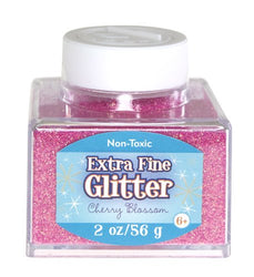 Sulyn Extra Fine Glitter 2 oz Stacker Jar, Cherry Blossom Pink