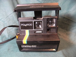 Polaroid OneStep 600 Instant Film Camera with Rainbow Stripe
