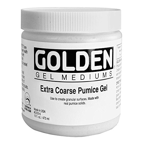 Golden Acryl Med 16 Oz X-Coarse Pumice Gel