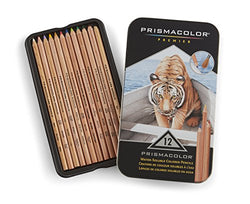 Sanford Prismacolor Premier Water-Soluble Colored Pencils, 12 Pack