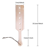 Wooden Paddle with 5 Airflow Holes, Venesun 14inch Light Weight and Super Durable with Beautiful Smooth Finish Wood Paddle