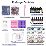 Complete Soap Making Kit Supplies, Soy Wax, Fragrance Oil, Cotton Wicks, Candle Pigment, Candles Art and Craft Supplies, Personalized Handmade Gifts