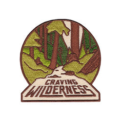 Asilda Store Craving Wilderness Iron-on Embroidered Patch