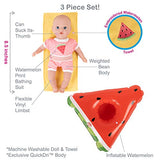 Adora Water Baby Doll, SplashTime Baby Tot Fresh Watermelon, 8.5 inch Baby Doll for Water Play. Quick Dry & Machine Washable. Perfect Bath Toys for 1 Year Old and Over