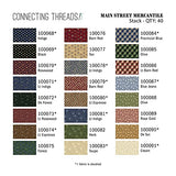 Connecting Threads Print Collection Precut Cotton Quilting Fabric Bundle 10" Squares (Main Street Mercantile)