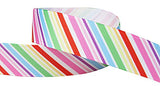 Rainbow Ribbon for Crafts - Hipgirl 30yd 7/8" Grosgrain Ribbon Set For Gift Package Wrapping,