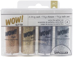 American Crafts 27380  4-Pack WOW Extra Fine Glitter, Everyday 1
