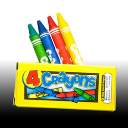 Four Crayons per box - 12 boxes per pack