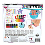 Fashion Angels Pretty Pedi Pedicure Kit for Girls - Kids Nail Spa Set with Nail Polish, Nail Stickers, Toe Separators, Nail File, and Bath Bombs, Nail Kit for Kids Ages 8 and Up