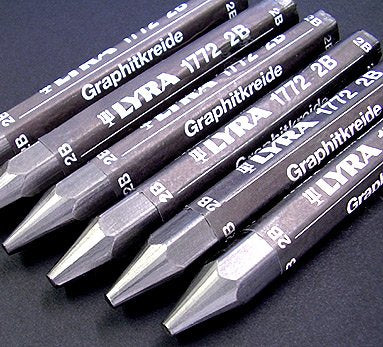 Lyra Watersoluble Graphite Crayon - Individual Stick - 6B