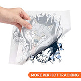 Transfer Paper Tracing Paper for Drawing Trace Paper - PSLER 240 Sheets White Translucent Tracing Paper with 5Pcs Pencil on Artist Lettering Sketch Drawing for Pencil Ink Markers A4 Size 8.5 X 11 Inch
