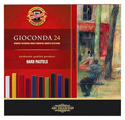 KOH-I-NOOR GIOCONDA 8114 Artist's Hard Pastels (Pack of 24)
