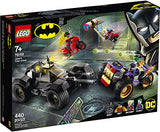 LEGO DC Batman Joker's Trike Chase 76159 Super-Hero Cars and Motorcycle Playset, Mini Shooting Batmobile Toy, for Fans of Batman, Robin, The Joker and Harley Quinn (440 Pieces)