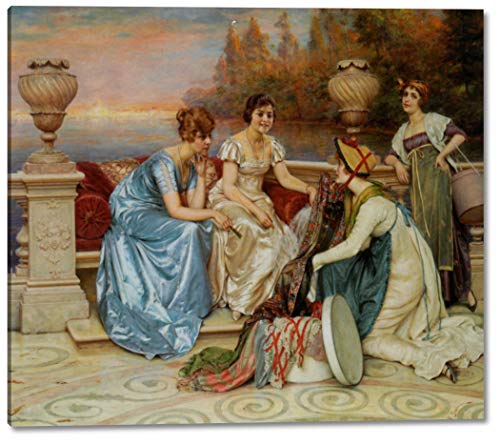 Choosing The Finest by Frederic Soulacroix - 12" x 14" Gallery Wrap Giclee Canvas Print - Ready to Hang