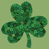 St Patricks Day Decorations, Unfinished Wood Shamrock Cutout, 6 Inches, Wooden Clover Décor, Pack of 1, by Woodpeckers