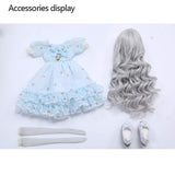 1/4 Bjd Doll Sd Doll 40cm 15.7 Inches Fashion Doll Full Set Lovely Simulation Joint Girl Child Toy Birthday, B