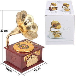 Sidiou Group Creative classical Gramophone model music box phonograph Lovely music box Romantic