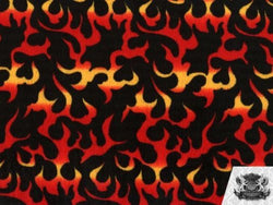 Velboa Fire Flame RED Fabric By the Yard