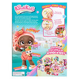 Kindi Kids Snack Time Friends - Pre-School Play Doll, Summer Peaches - for Ages 3+ | Changeable Clothes and Removable Shoes - Fun Snack-Time Play, for Imaginative Kids