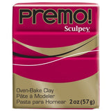 Sculpey Premo Polymer Clay 2 Ounces-Alizarin Crimson