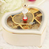 weijij Cute Heart Shape Music Box Christmas Birthday Best Gift Table Decor Valentine's Day