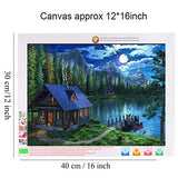 5D Diamond Painting Kits for Adults Kids, Country Life Full Drill Diamond Embroidery Art Craft for Home Wall Decor