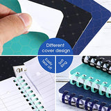 A4 Notebooks/Journal - 3 Pack Lined A4 Ruled Notebook Journal with Premium Paper, Wirebound, 9" × 11.75“, Soft Ring, Easily Tear Off