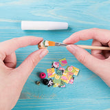 Make It Real – Decoupage-a-Bead Jewelry. DIY Wooden Beads & Paper Decoupage Bracelet Making Kit for