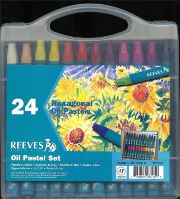 Reeves Hexagonal Oil Pastels 4880624 (Pack of 24)