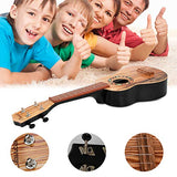 21" Kids Ukulele Guitar 4 Strings - aPefectLife Mini Guitar Children Musical Instruments Educational Learning Toy for Toddler Beginner Boys Girls Starter with Picks and Strap (Burlywood)