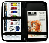 Royal & Langnickel Watercolor Paint Essentials Keep N' Carry Set